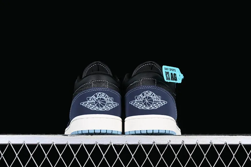 All categories Air Jordan Jordan series basketball shoes Air Jordan 1 Low Z version Air Jordan 1 Low AJ1 Joe 1 black, blue and white low-top cultural casual sneakers FJ5478-010